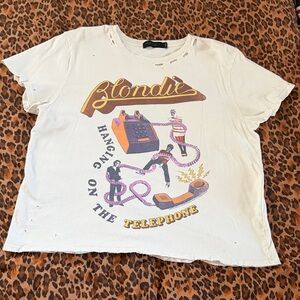 Junk Food Clothing Blondie Graphic Tee - Cream